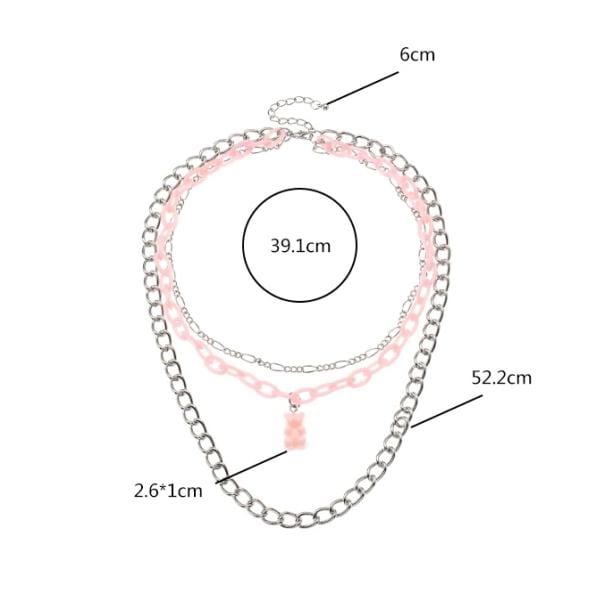 Gummy Bear Necklace | Aesthetic Fashion Shop