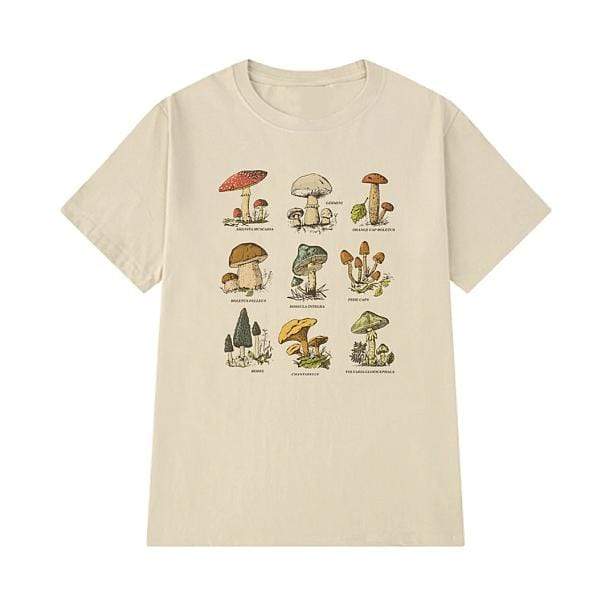 Poisonous Mushrooms T-Shirt – Aesthetic Mushroom Graphic Tee