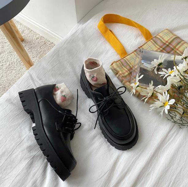 College Platform Shoes | Aesthetic Shoes