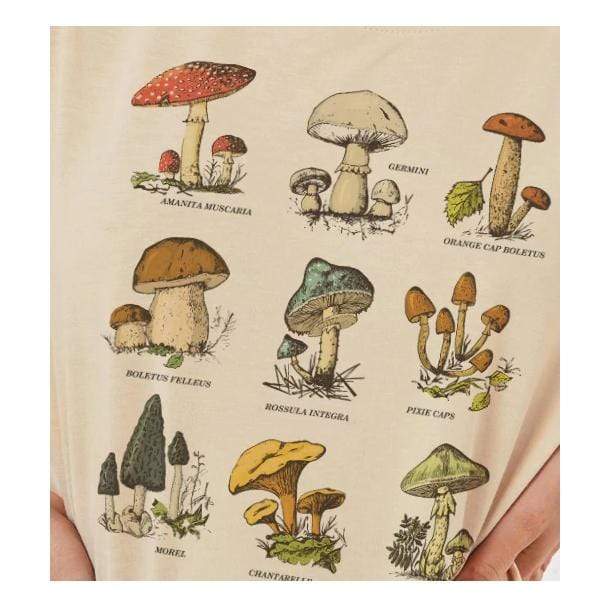 Poisonous Mushrooms T-Shirt – Aesthetic Mushroom Graphic Tee