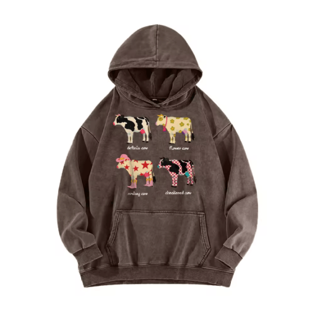 Aesthetic Cow Hoodie | Aesthetic Clothes