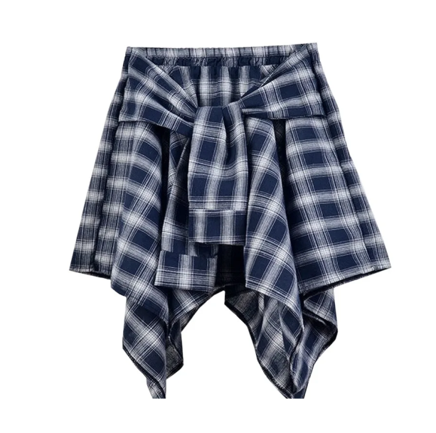 Flannel Shirt Skirt | Aesthetic Clothes