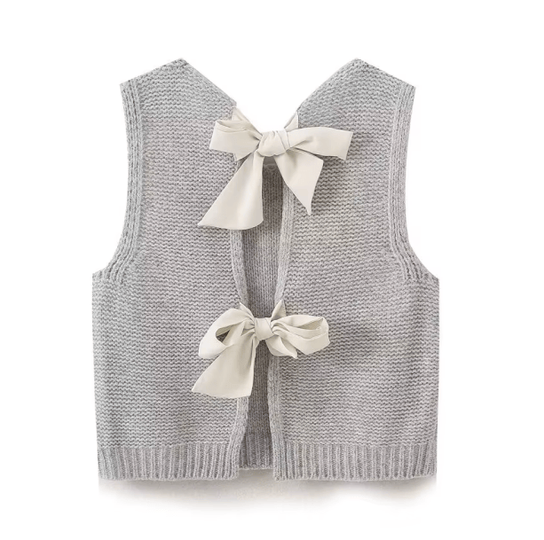 Open Back Vest Sweater | Aesthetic Clothes