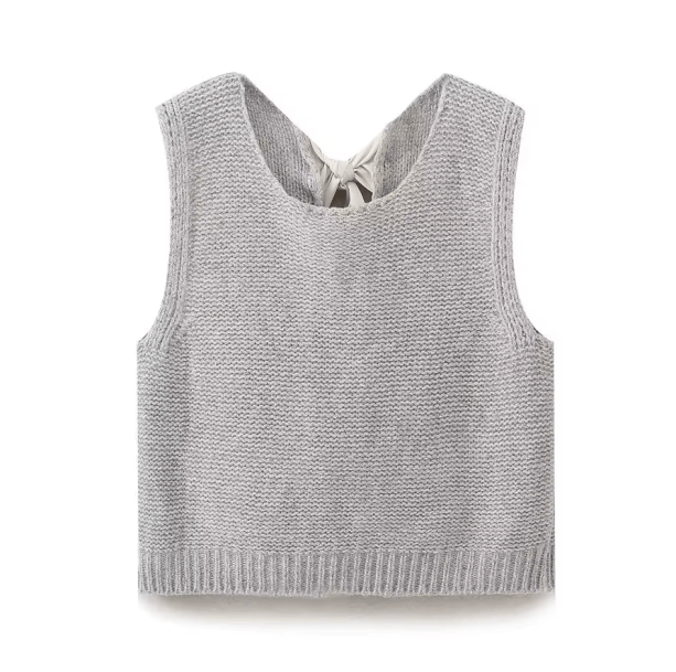 Open Back Vest Sweater | Aesthetic Clothes