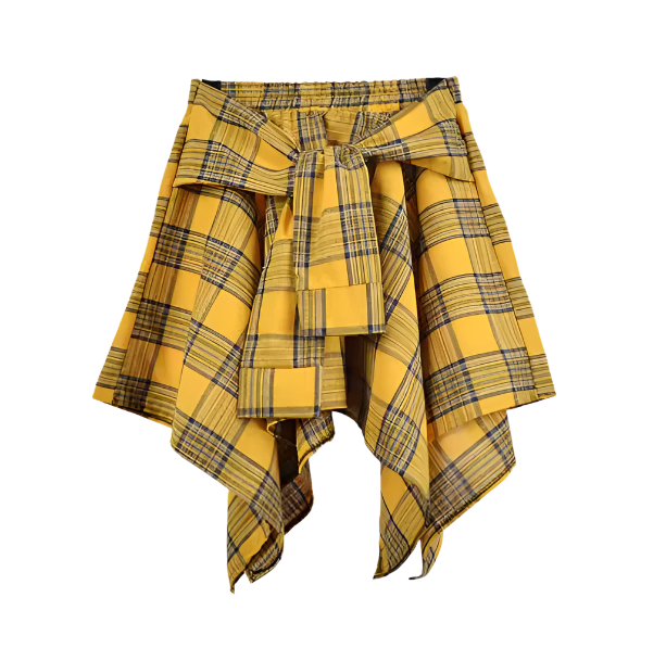 Flannel Shirt Skirt | Aesthetic Clothes