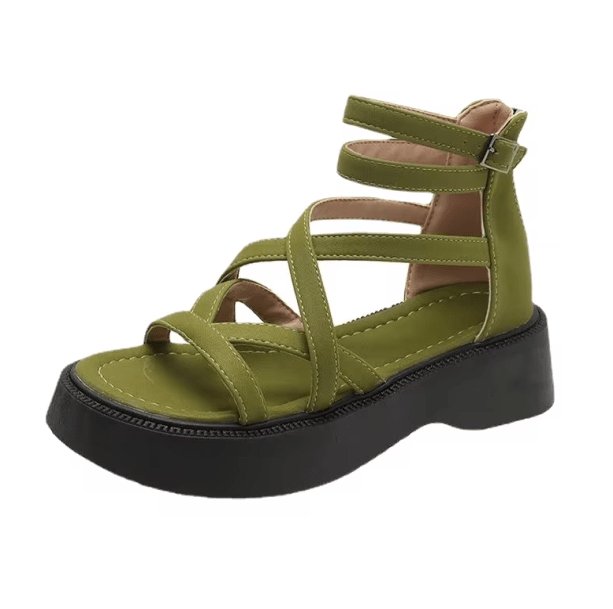 Forest Fairy Platform Sandals | Aesthetic Shoes