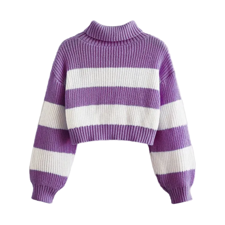 Moonlight Cropped Sweater | Aesthetic Sweater