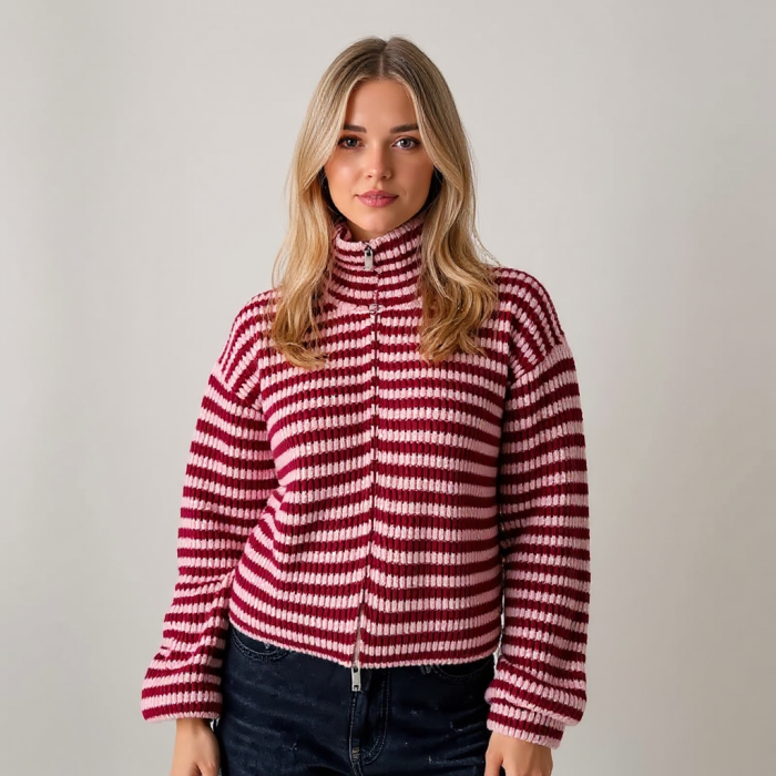 Girl Next Door Striped Cardigan | Aesthetic Clothes

