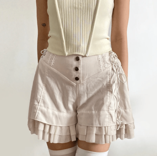 Vintage Coquette Shorts | Aesthetic Clothes
