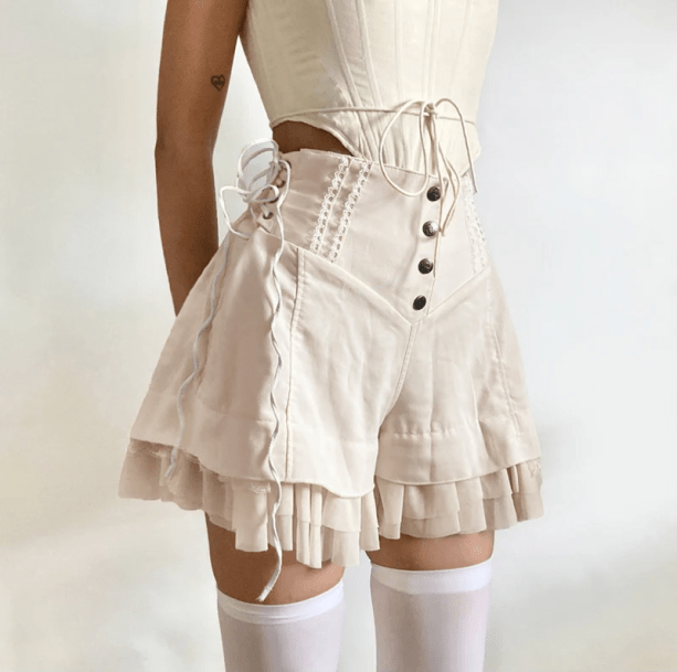 Vintage Coquette Shorts | Aesthetic Clothes