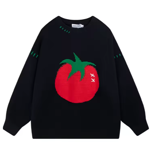 Tomato Club Sweater | Aesthetic Clothes