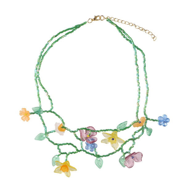 Cottagecore Flower Necklace | Aesthetic Jewelry